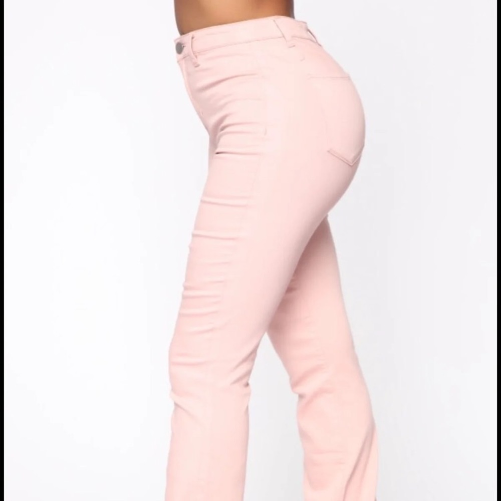 Pink Flare Jeans